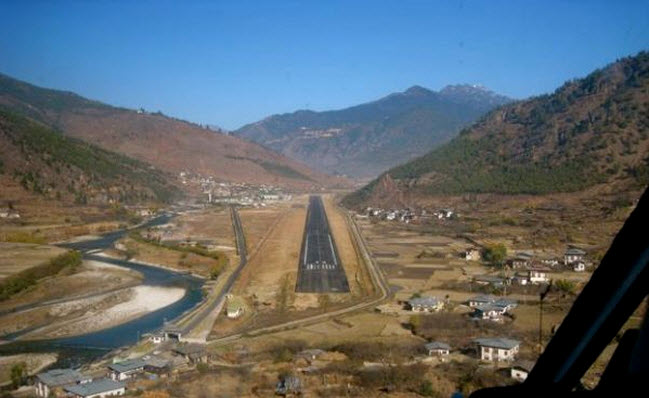 Paro Airport Bhutan